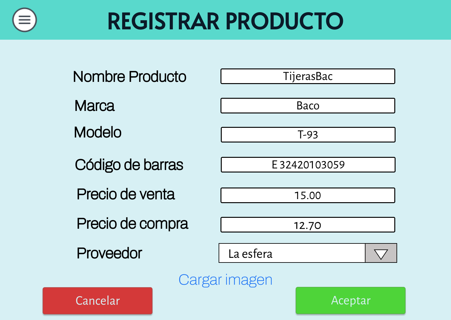 Product Form